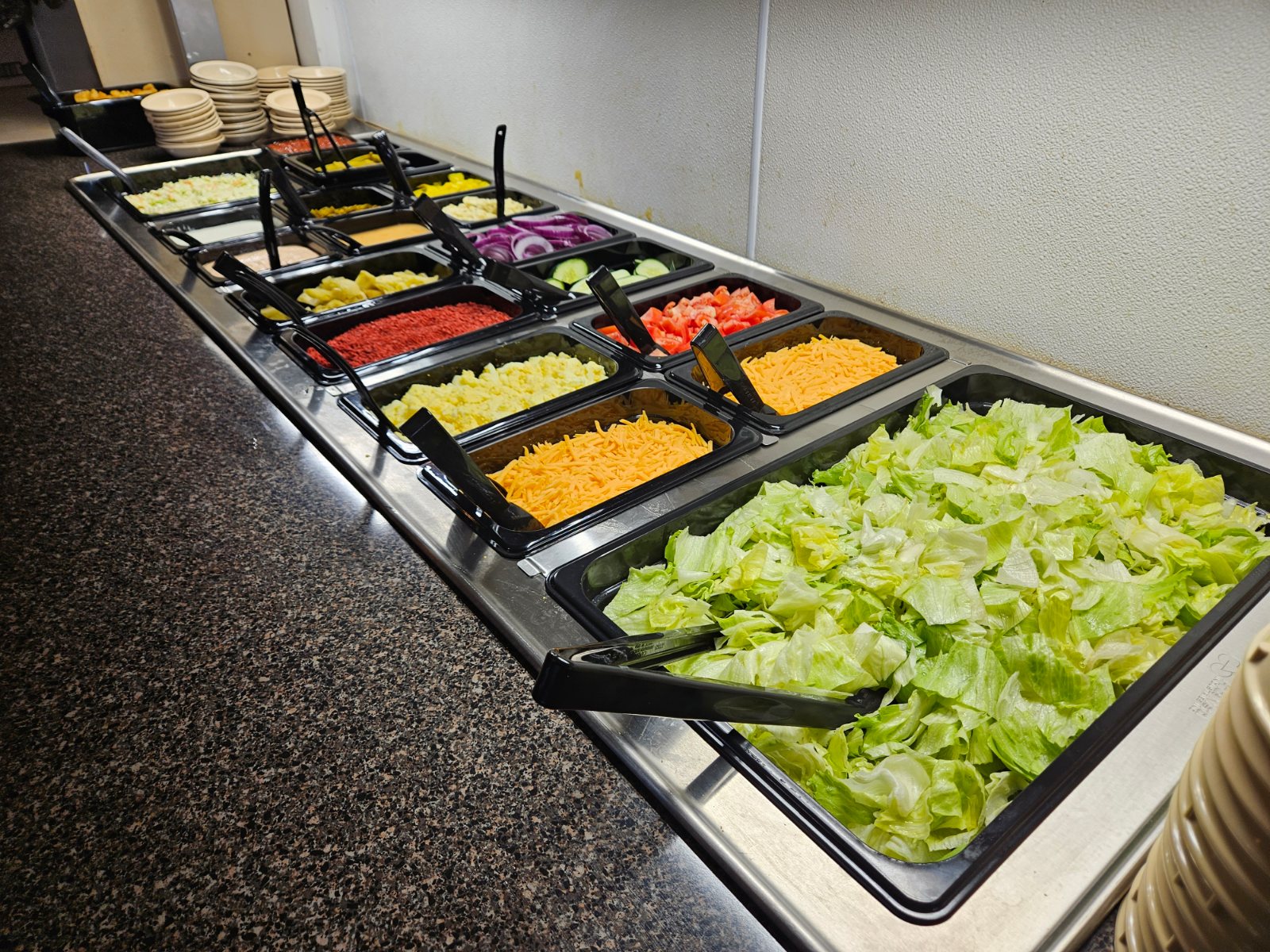 Salads at Bass Haven Restaurant