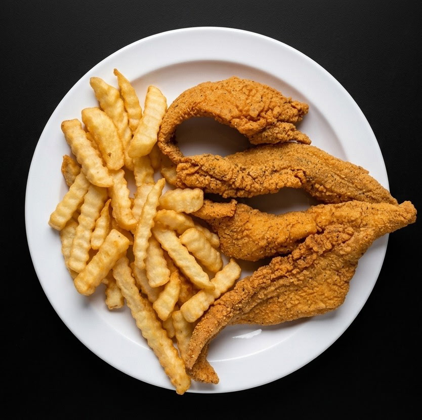 Catfish at Bass Haven Restaurant